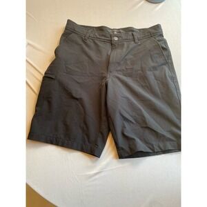 GH Bass Mens Trail Shorts Size 32 Black Hiking Hybrid Cargo Pockets Stretch Tech